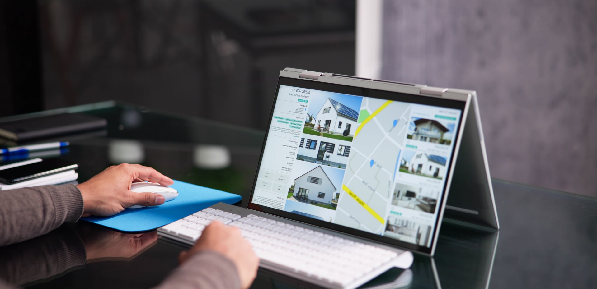 Real Estate industry process illustration